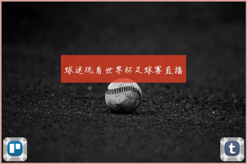 球迷观看世界杯足球赛直播